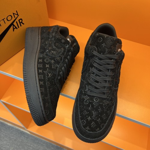 Louis Vuitton Men Shoes Fashion Sneakers Design Luxury Brand LVXNIKE Air Force Sneakers with Original Box
