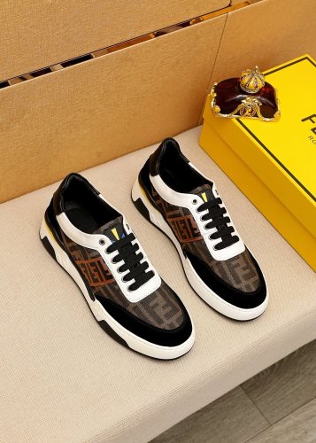Fendi Mens Shoes Fashion Sneakers Luxury Brand Casual Shoes for Men with Original Box