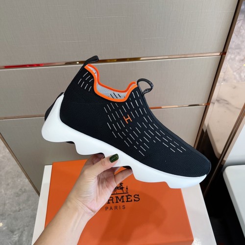 Hermes Mens Casual Shoes Fashion Sneakers Luxury Brand with Original Box