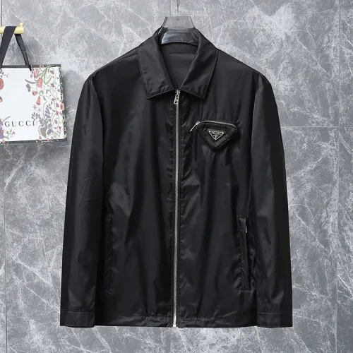 Prada Design Fashion Mens Jackets Thin Design Luxury Brand