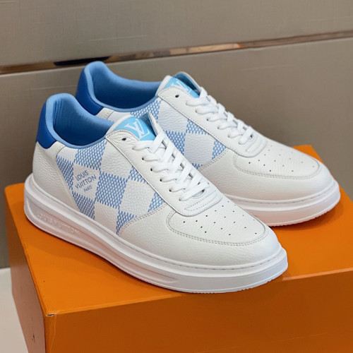Louis Vuitton Men Shoes Fashion Sneakers RIVOLI Beverly Hills SNEAKER Luxury Brand Casual Shoes with Original Box