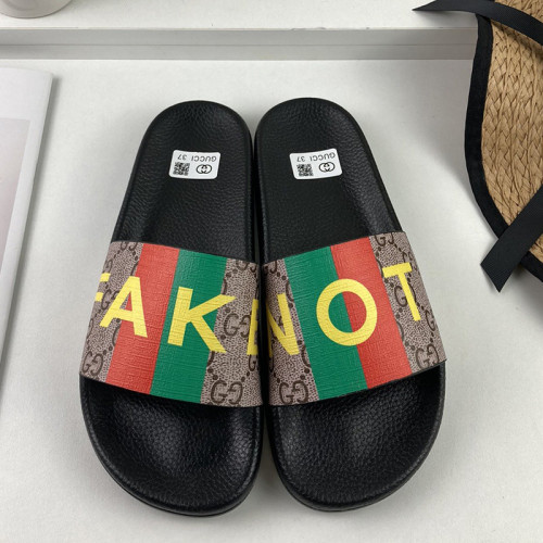 Gucci Mens Shoes Sandals Slides Slippers Luxury Brand Thick Sole Design with Original Box