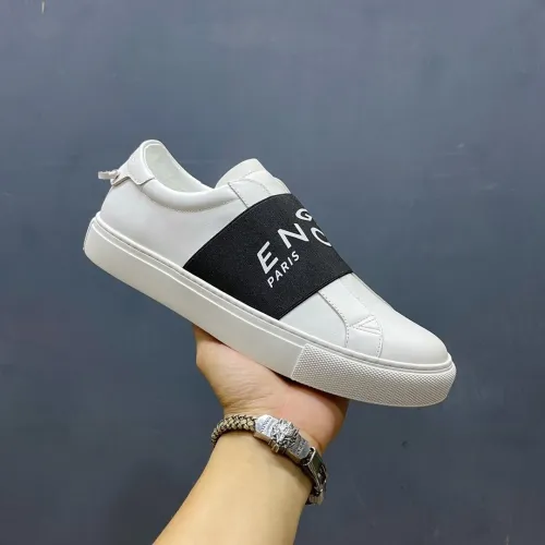 Givenchy Men Shoes Fashion Type Luxury Brand GIVENCHY SNEAKERS IN LEATHER WITH LATEX BAND with Original Box