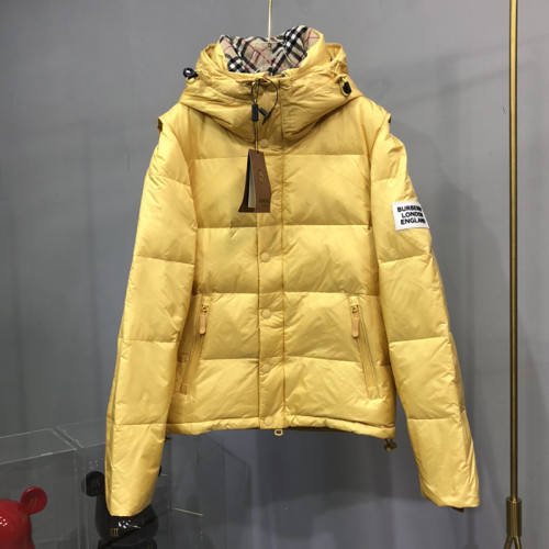 Burberry Design Mens Womens Winter Windprood Down Jackets Keep Warm 90% White Duck Down