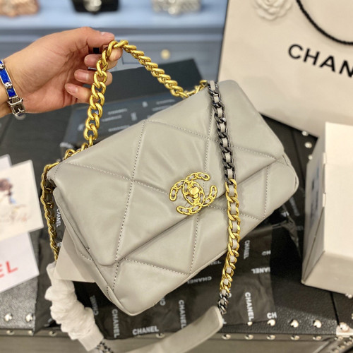 Chanel Womens Bags Luxury Brand Chanel 19 Large Flap Bag Shoulder Bags
