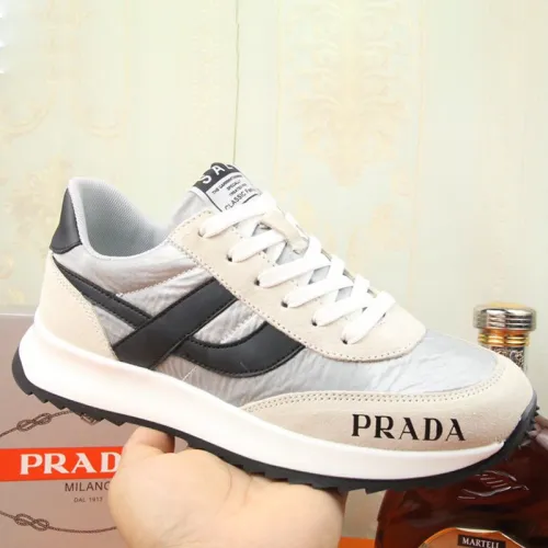 Prada Mens Shoes Sneakers Casual Shoes for Men Luxury Brand Breathable Fashion Sneakers with Original Box