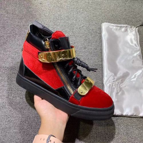 Giuseppe Zanotti Mens Shoes Luxury Brand High Top Sneakers Coby
