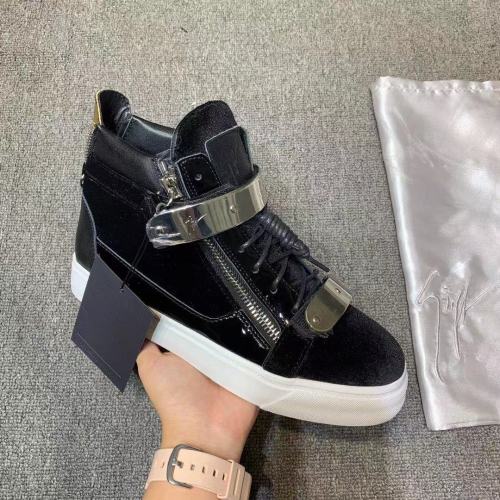Giuseppe Zanotti Mens Shoes Luxury Brand High Top Sneakers Coby