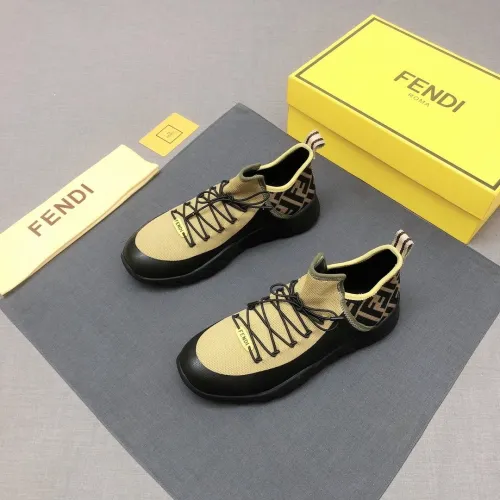 Fendi Mens Shoes Fashion Sneakers Luxury Brand Casual Shoes for Men with Original Box