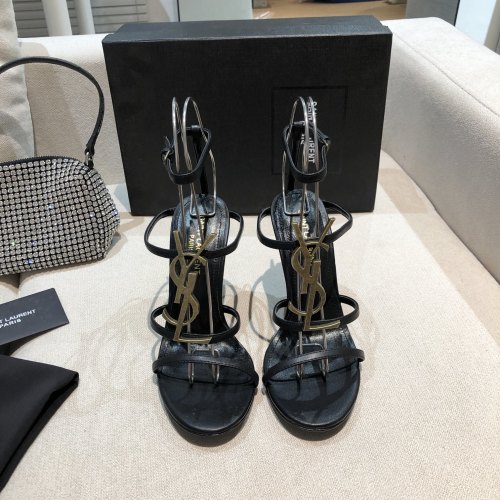 Saint Laurent YSL Womens Shoes CASSANDRA SANDALS 10.5cm