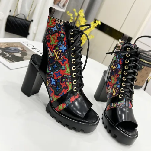 Louis Vuitton Womens Shoes Ankle Boots Leather Design Luxury Brand Summer Fashion Sandals PASSENGER SILHOUETTE BOOT with Original Box