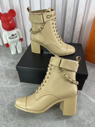 Chanel Womens Shoes Boots Luxury Brand Design with Original Box Women Fashion Ankle Boots 6cm Heel