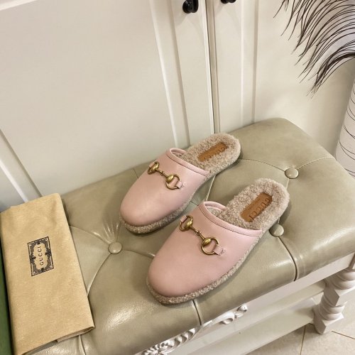 Gucci Womens Shoes Casual Loafers Design Luxury Brand Leather Princetown with Original Box
