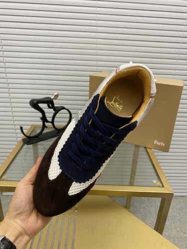 Christian Louboutin Mens Shoes Sneakers Luxury Brand Red Bottom Design Sports Footwears