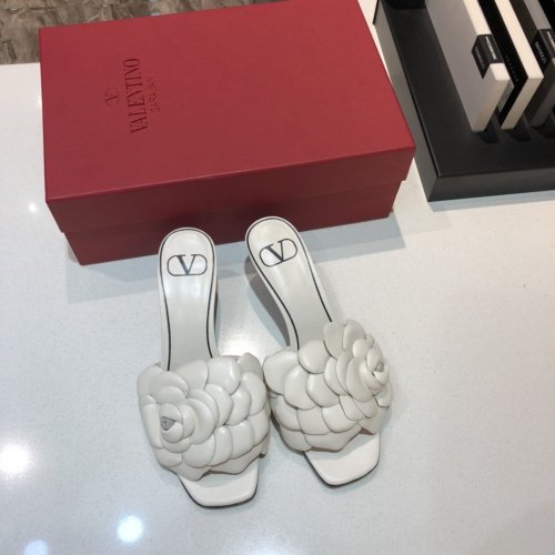 Valentino Womens Shoes VALENTINO GARAVANI ATELIER SHOES 03 ROSE EDITION SLIDE SANDAL 55MM