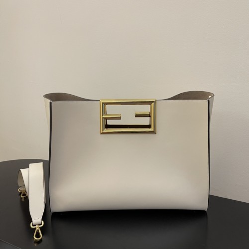 Fendi Womens Bags Shoulder Bags Luxury Brand FENDI Way MEDIUM leather bag