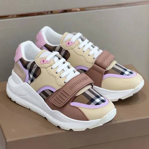 Burberry Men Shoes Fashion Sneakers Luxury Brand Vintage Cotton Sneaker with Original Box
