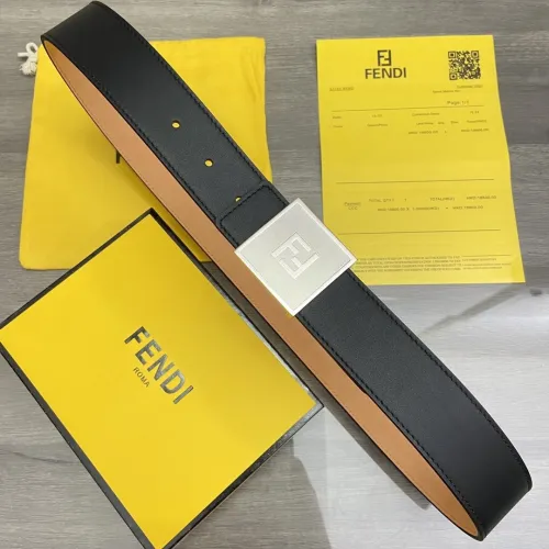 Fendi Mens Belt Luxury Brand Men Belts Luxury Brand with Original Box