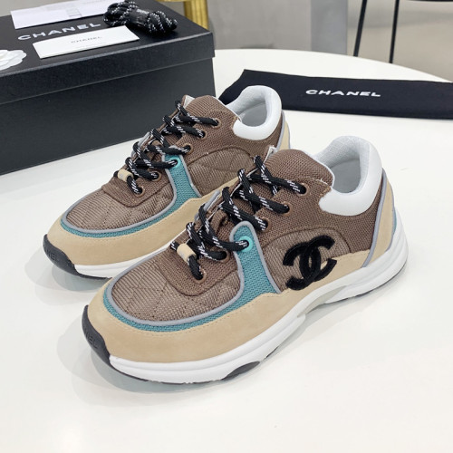 Chanel Mens Shoes Sneakers Luxury Brand Sports Shoes Breathable Design with Original Box