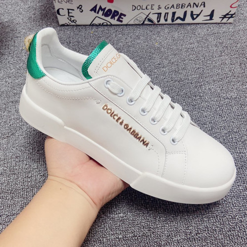 Dolce&Gabbana Womens Mens Shoes Fashion Sneakers Luxury Brand Calfskin Nappa Portofino Sneakers With Lettering CK1602AN2988B918