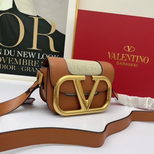 Valentino Womens Bags Crossbody Bag Luxury Brand SMALL SUPERVEE CROSSBODY CALFSKIN BAG with Original Box