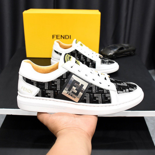 Fendi Mens Shoes Fashion Sneakers Luxury Brand Casual Shoes for Men with Original Box