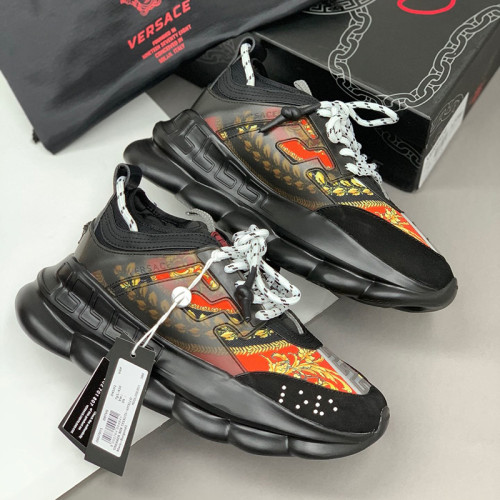 Versace Men Shoes Luxury Brand Fashion Type Chain Reaction Sneakers DSU7071E-D35TG_D41M