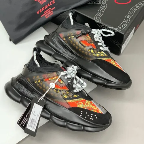 Versace Men Shoes Luxury Brand Fashion Type Chain Reaction Sneakers DSU7071E-D35TG_D41M