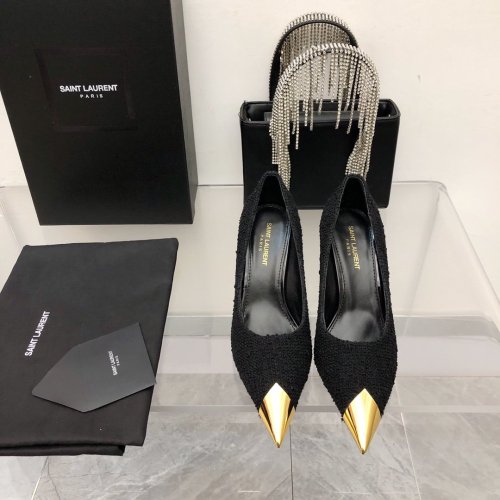 Saint Laurent YSL Womens Shoes Pumps Luxury Brand Fashion Shoes For Wedding or Party with Original box 8cm Heel