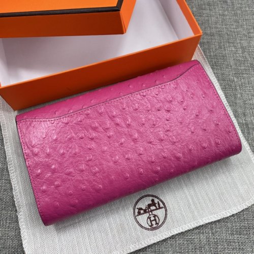 Hermes Womens Mens Wallets Purse Constance Clutch Leather Design Coin Bag with Original Box