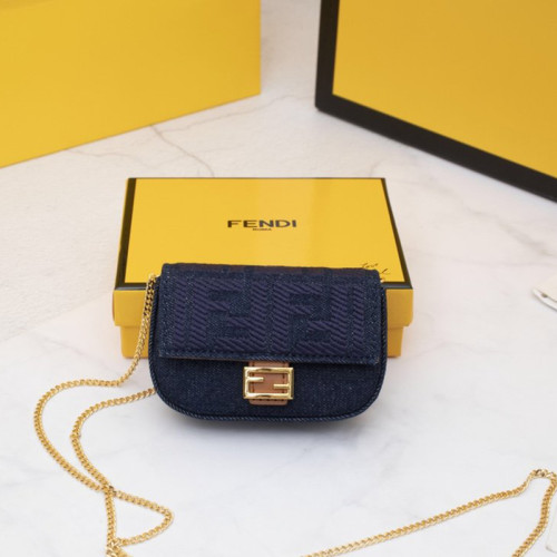 Fendi Womens Bag NANO BAGUETTE CHARM