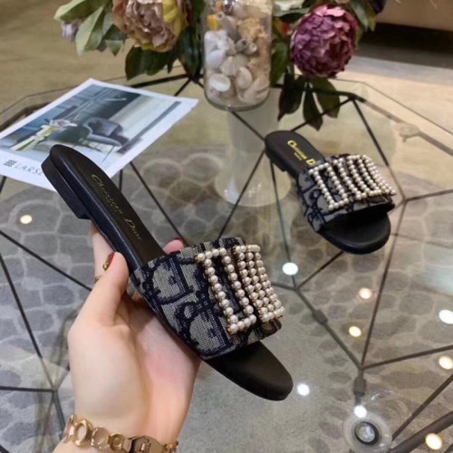 Dior Womens Shoes Slide Flat Mules