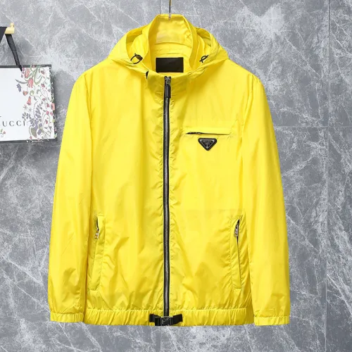 Prada Design Fashion Mens Jackets Thin Design Luxury Brand