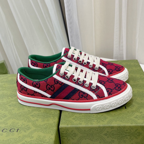 Gucci Womens Shoes Fashion Type Luxury Brand Leather Women's Gucci Tennis 1977 GG Multicolor sneaker 661395 2UZ80 6496 with Original Box