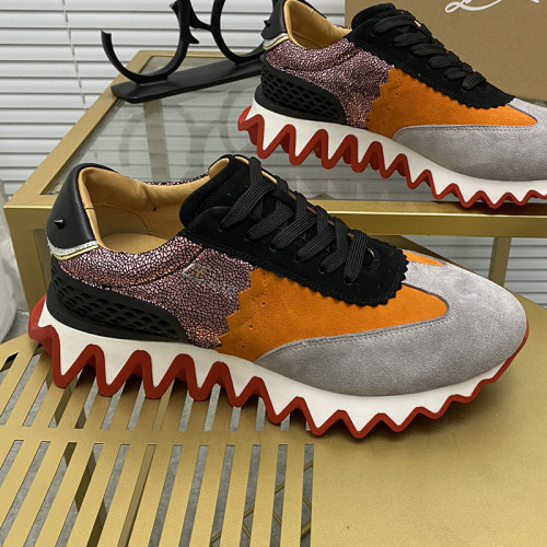 Christian Louboutin Mens Shoes Sneakers Luxury Brand Red Bottom Design Sports Footwears