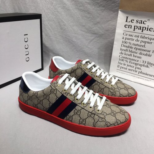 Gucci Mens Shoes Luxury Brand Men's Ace GG Supreme Sneaker ‎429445 96G50 9767 with Original Box