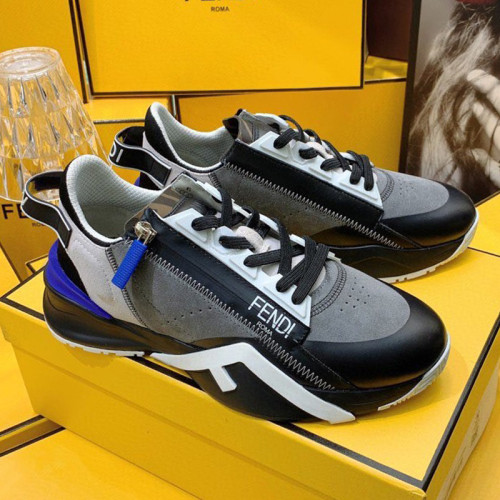 Fendi Mens Shoes Fashion Sneakers Luxury Brand Casual Fendi Flow Low-Top Sneakers Shoes for Men with Original Box