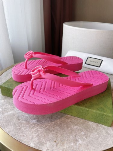 Gucci Womens Shoes Sandals Slides Slippers Luxury Brand Design Women's GG slide sandal with Original Box