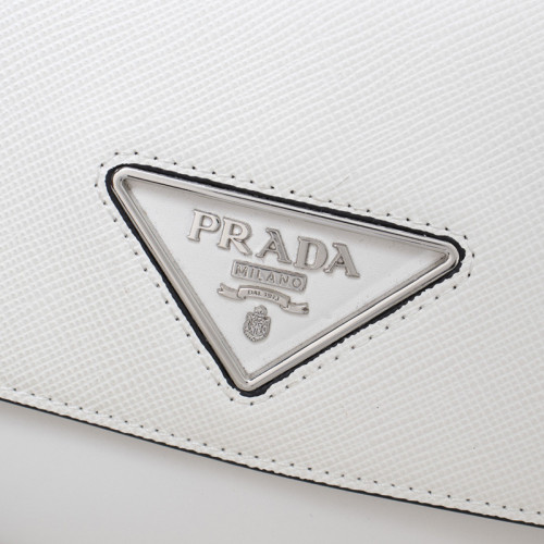 Prada Womens Bag Saffiano Leather Prada Ldentity Shoulder Bag
