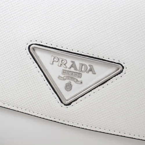 Prada Womens Bag Saffiano Leather Prada Ldentity Shoulder Bag