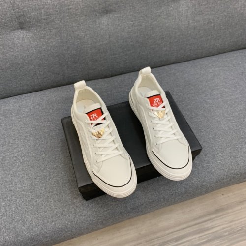 Armani Men Shoes Sneakers Fashion Design Luxury Brand Design