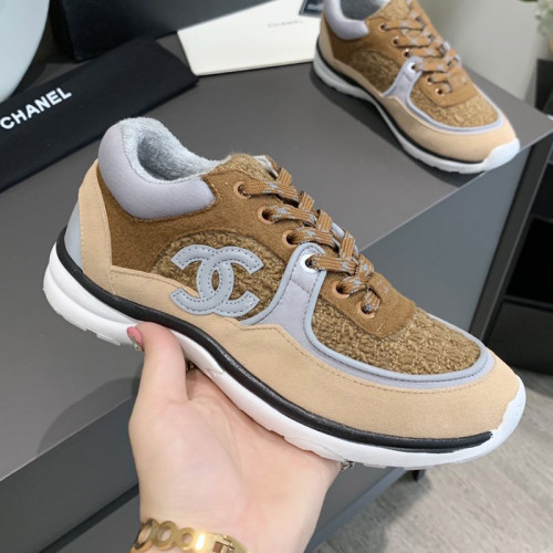 Chanel Mens Shoes Sneakers Luxury Brand Sports Shoes Breathable Design with Original Box