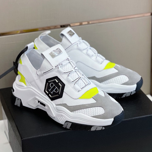 Philipp Plein Men Shoes Sneakers Low Top Sneaker Fashion Design Luxury Brand Trainer Predator TM with Original Box