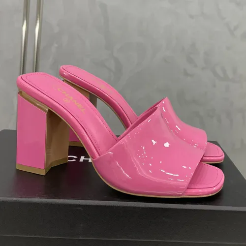 Chanel Womens Shoes Sandals Slippers Luxury Brand Design with Original Box 8.5cm Heel Women Slippers