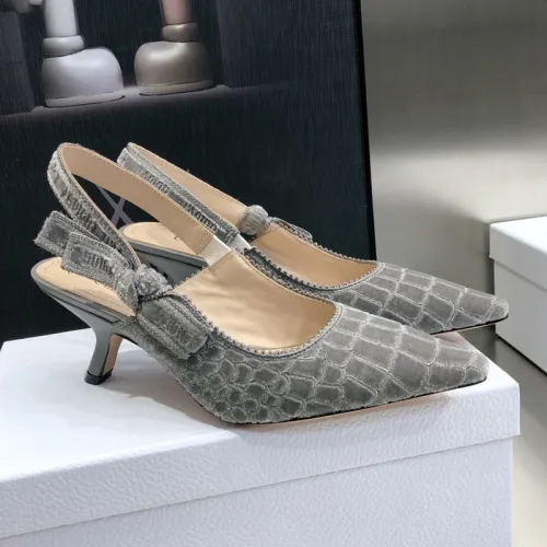 Dior Womens Shoes Sandals Fashion Pumps Luxury Brand D-Doll Quake Oblique J'ADIOR PUMP with Original Box