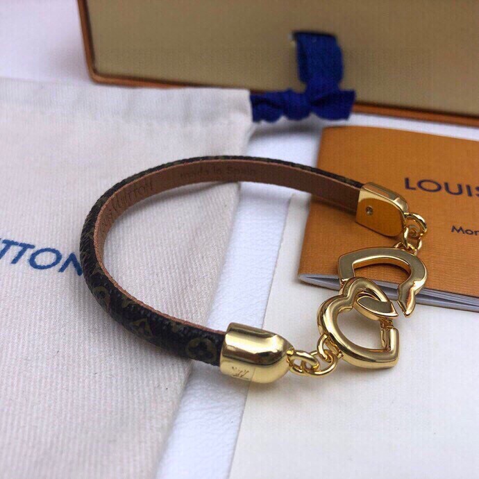 Louis Vuitton Luxury Men Womens Bracelet M6758F