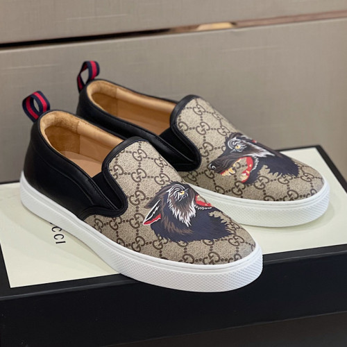 Gucci Mens Shoes Slippers Slides Casual Design Luxury Brand Black Leather Princetown leather slipper with Original Box 423513 BLM00 1000