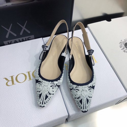 Dior Womens Shoes Sandals Fashion Pumps Luxury Brand D-Doll Quake Oblique PUMP with Original Box