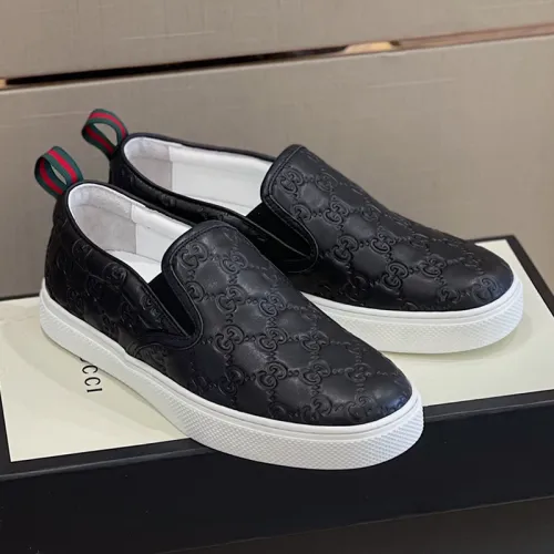 Gucci Mens Shoes Slippers Slides Casual Design Luxury Brand Black Leather Princetown leather slipper with Original Box 423513 BLM00 1000