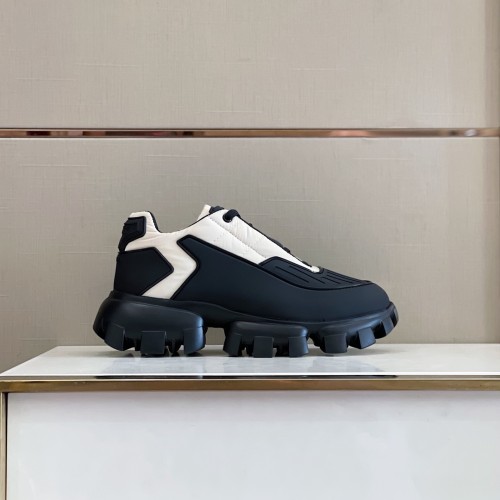 Prada Men Shoes Sneakers Luxury Brand Cloudbust Thunder Technical Fabric Sneakers with Original Box